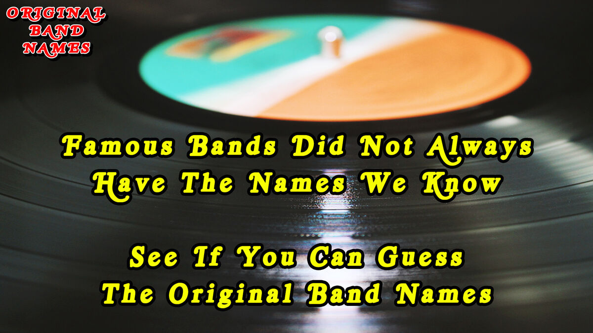 Original Band Names image number null